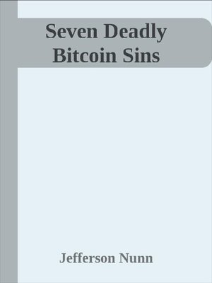 cover image of Seven Deadly Bitcoin Sins